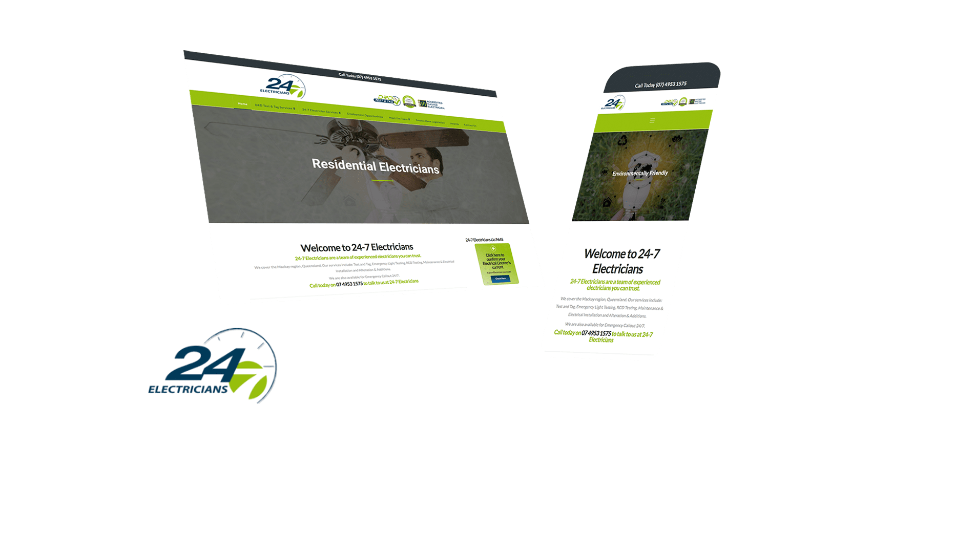 24 Electricians Website Design and Developed by Strategic Media Partners