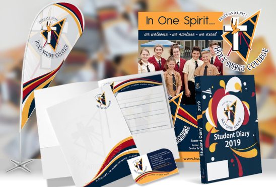 Holy Sprit College Graphic Design Capability Statement and Print Media by Strategic Media Partners 