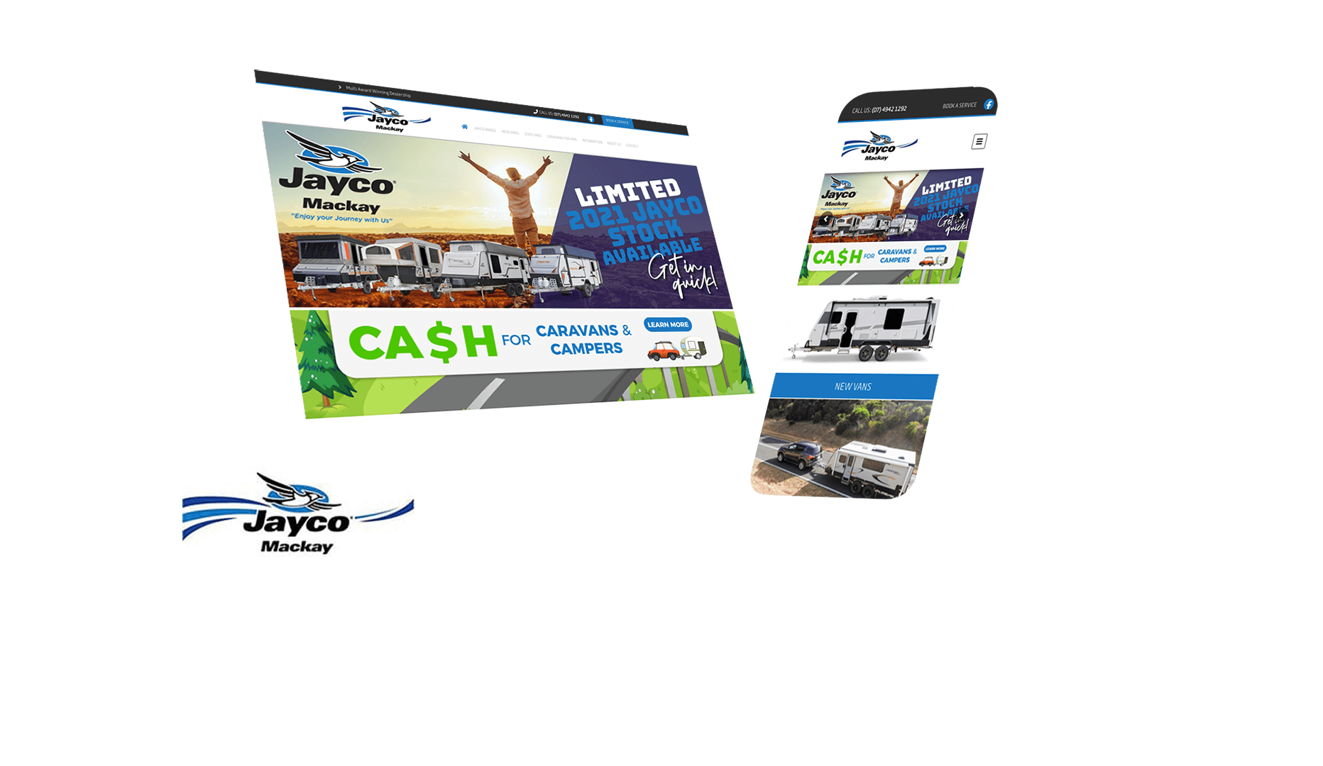 Jayco Mackay Website Design and Developed by Strategic Media Partners