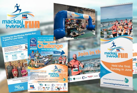 Mackay Marina Run Graphic Design Print Media by Strategic Media Partners