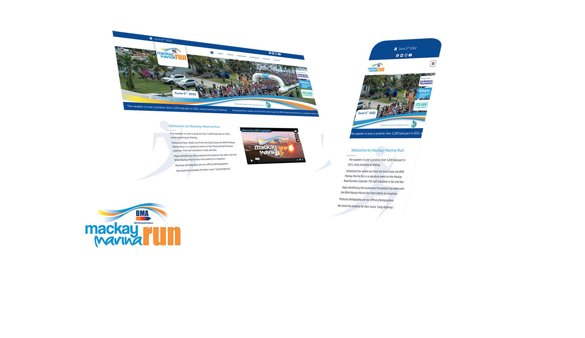 BMA Mackay Marina Run Website Design and Developed by Strategic Media Partners Mackay