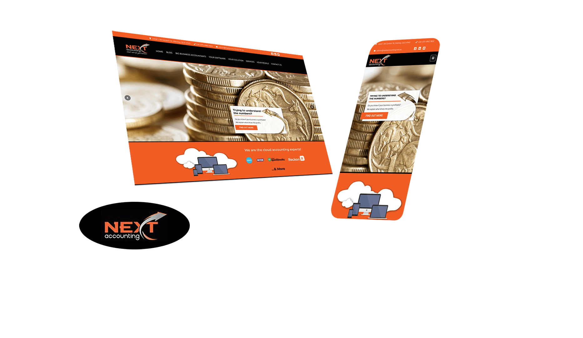Next Accounting Website Design and Developed by Strategic Media Partners
