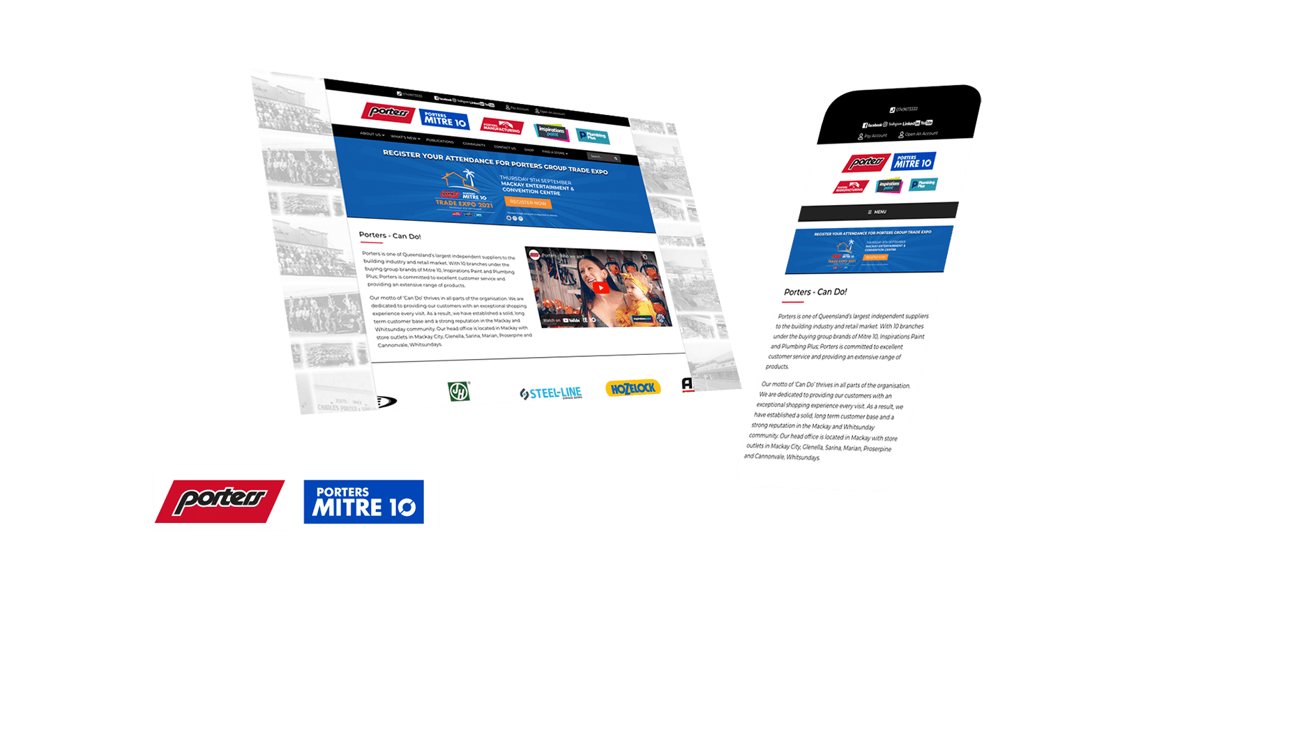 Porters Can Do Website Design and Developed by Strategic Media Partners