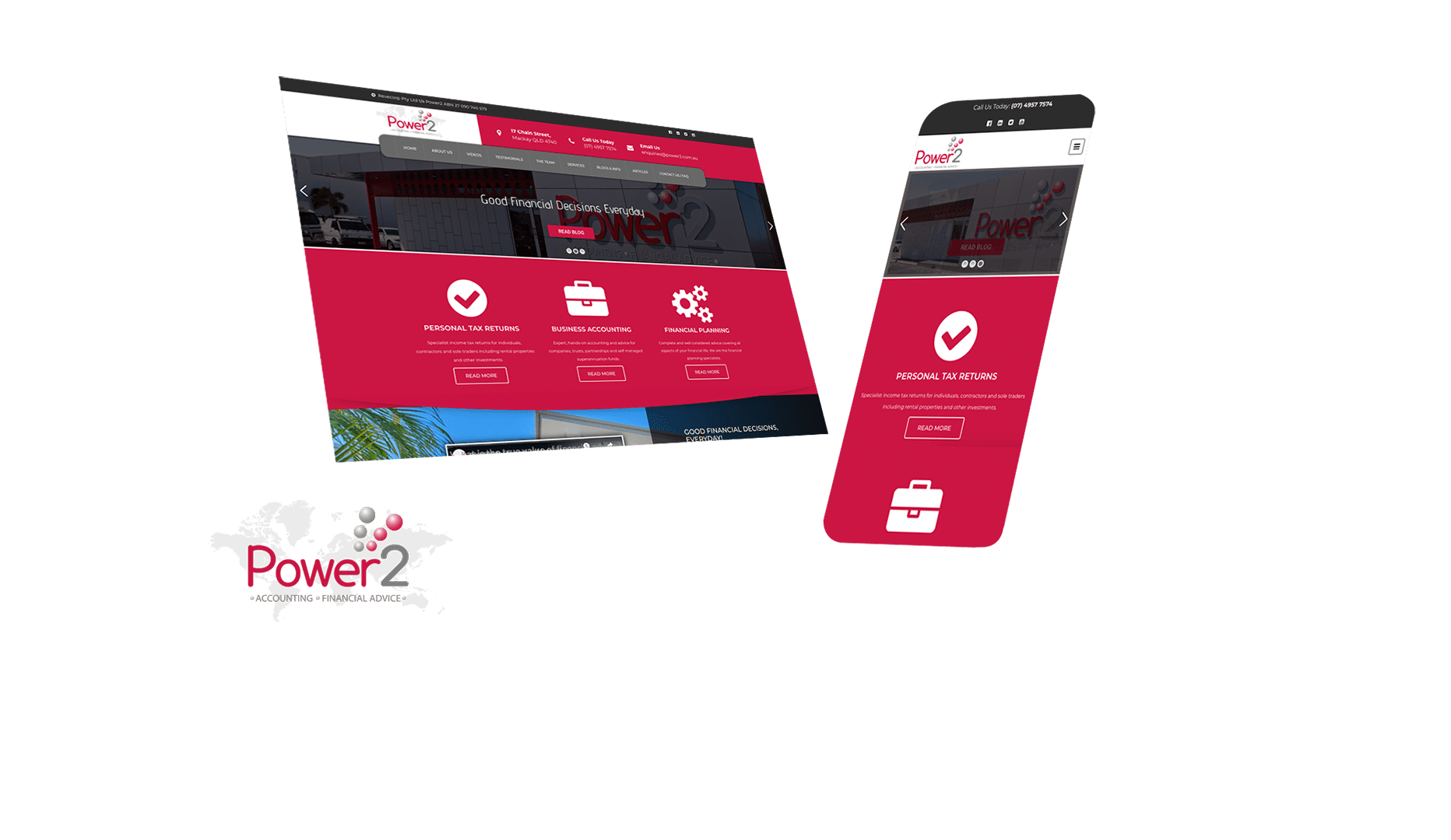 Power2 Website Design and Developed by Strategic Media Partners