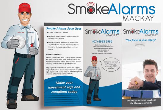 Smoke Alarms Graphic Design Print Media by Strategic Media Partners