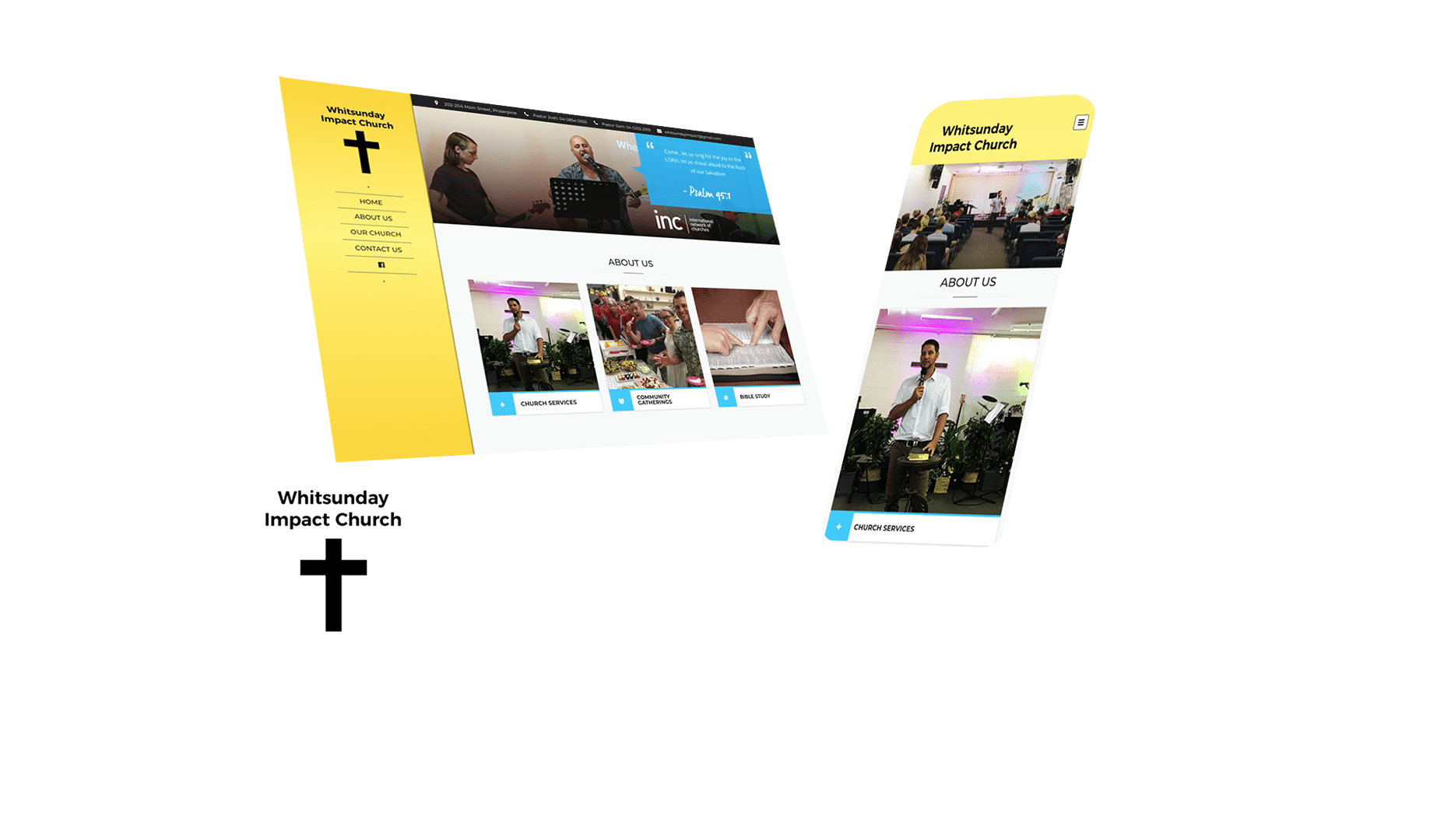 Whitsunday Impact Church Website Design and Developed by Strategic Media Partners