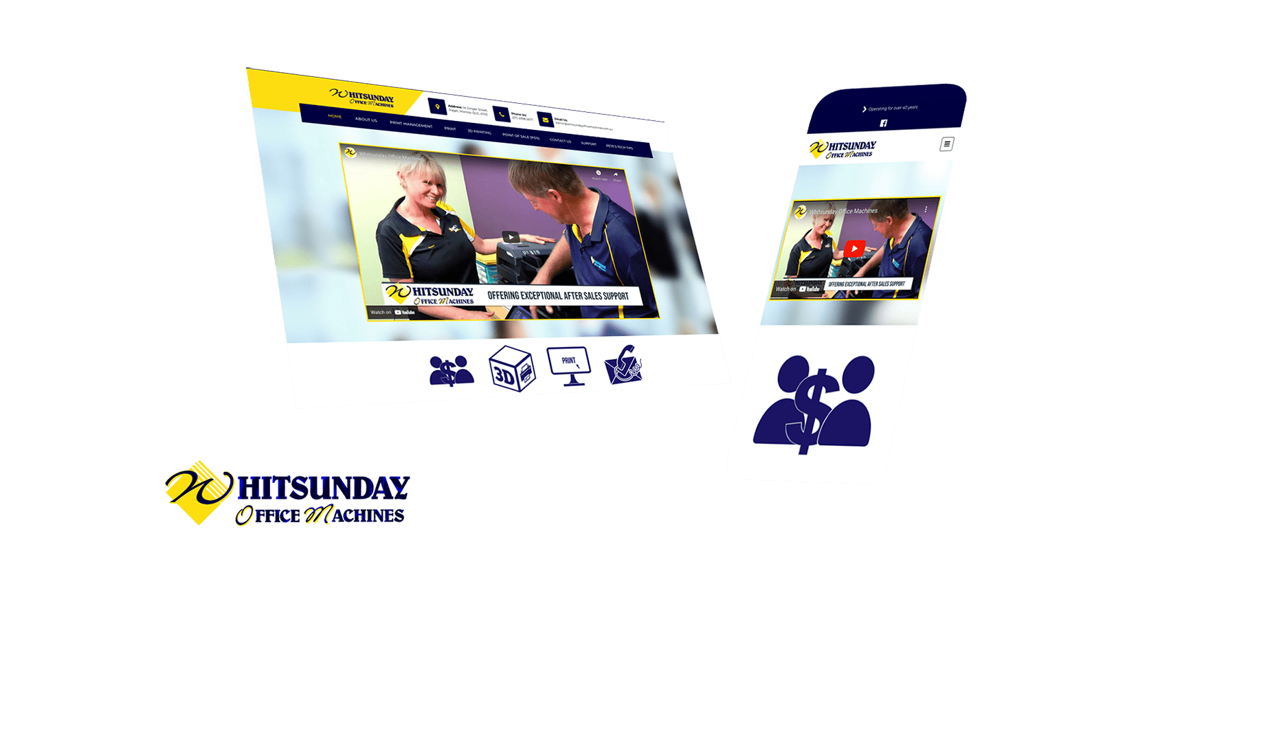 Whitsunday Office Machines Wanderers Junior Rugby League Website Design and Developed by Strategic Media Partners