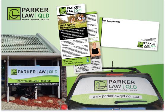 Parker Law QLD Graphic Design Print Media and Capability Statement by Strategic Media Partners
