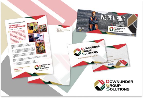 Downunder Group Solutions DGS Graphic Design Print Media and Capability Statement by Strategic Media Partners
