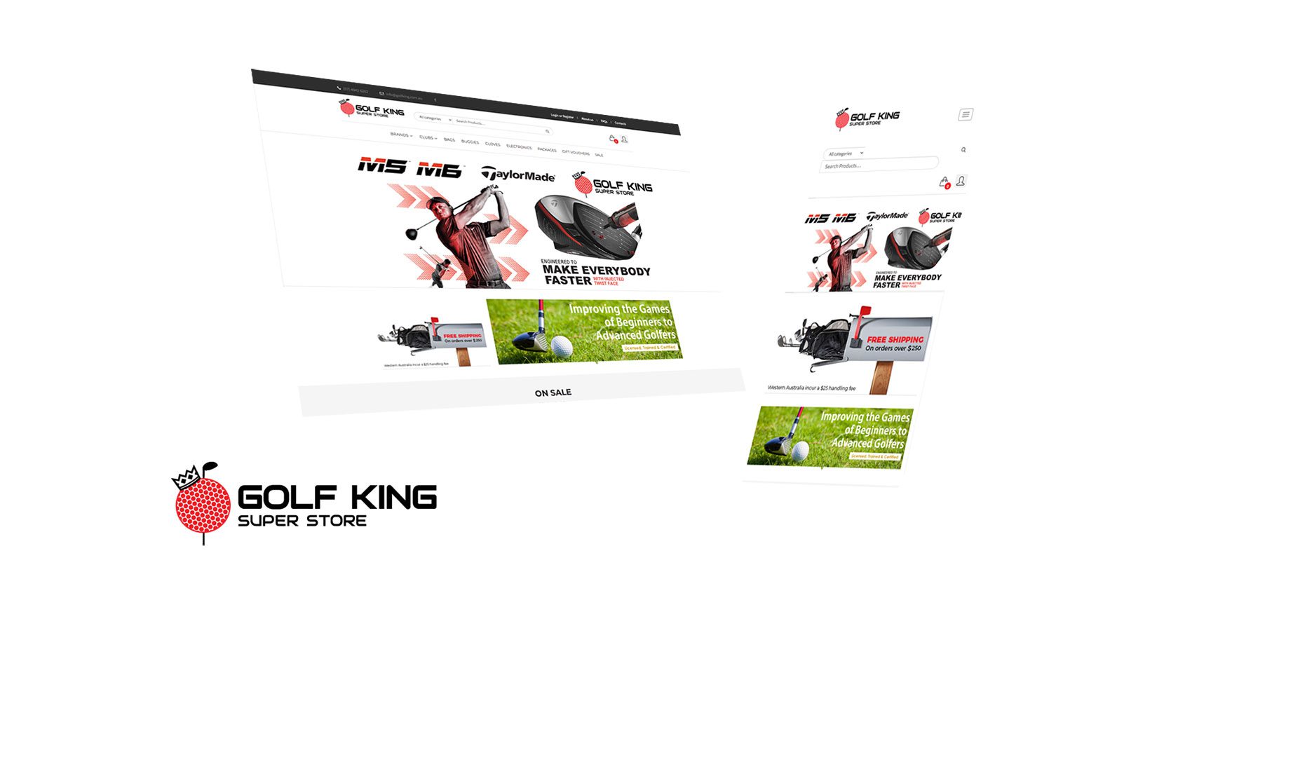 Golf King Mackay Website Design and Developed by Strategic Media Partners Mackay
