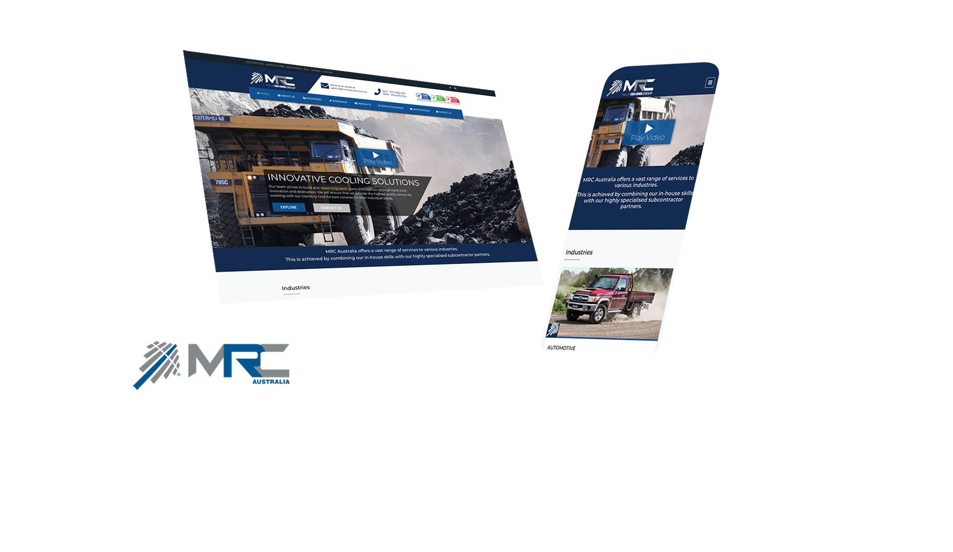 MRC Australia Website Design and Developed by Strategic Media Partners