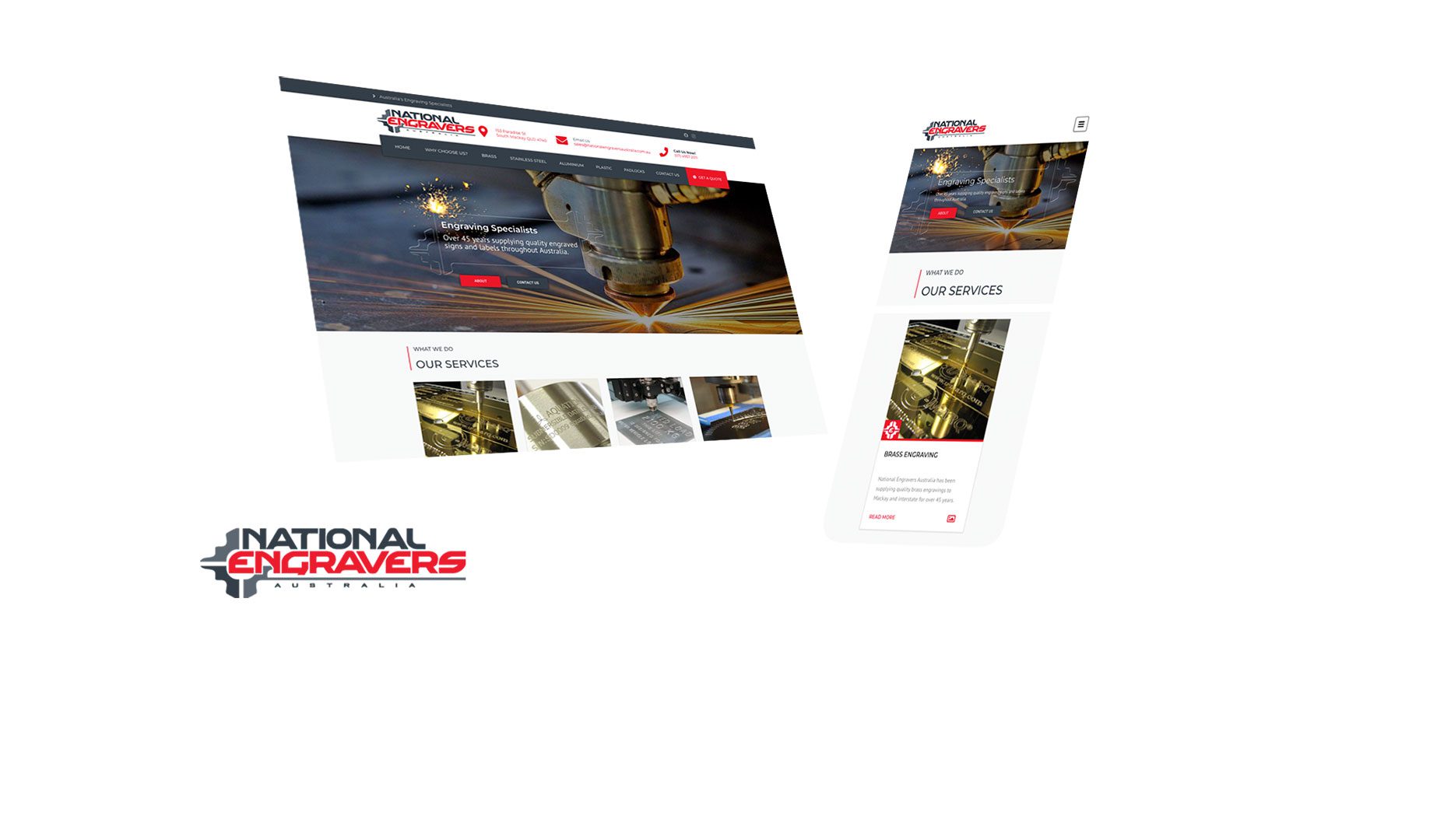 National Engravers Australia Website Design and Developed by Strategic Media Partners