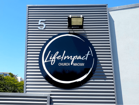 Life Impact Church Commercial Signage Building Signage by Strategic Media Partners