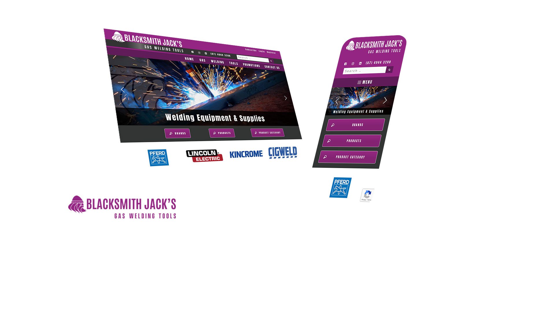 Blacksmith Jack's Gas Welding Tools Website Design and Developed by Strategic Media Partners Mackay