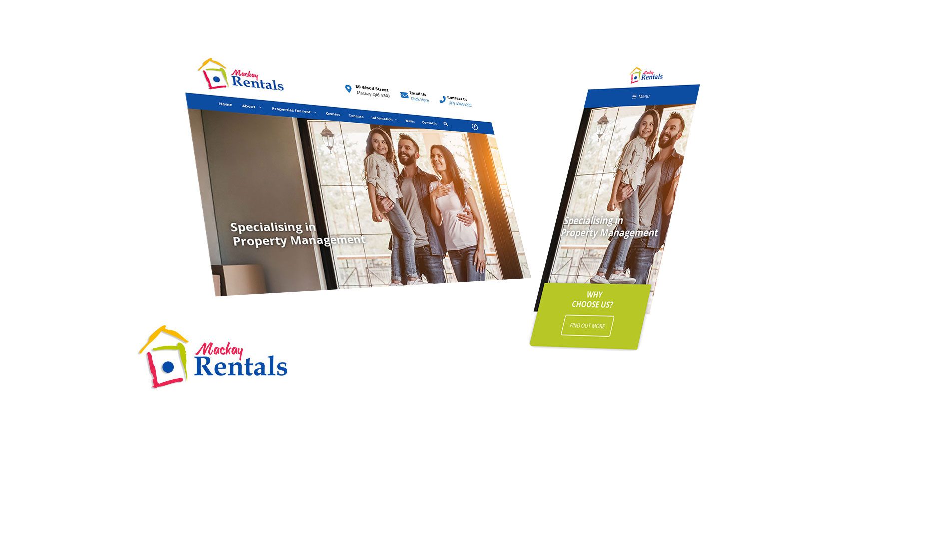 Mackay Rentals Website Design and Developed by Strategic Media Partners Mackay