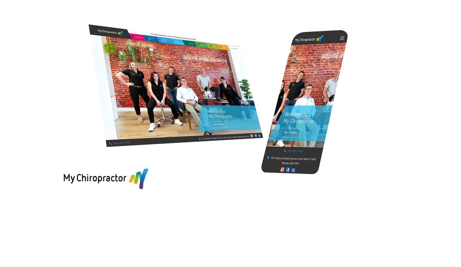 MyChiropractor Website Design and Developed by Strategic Media Partners Mackay