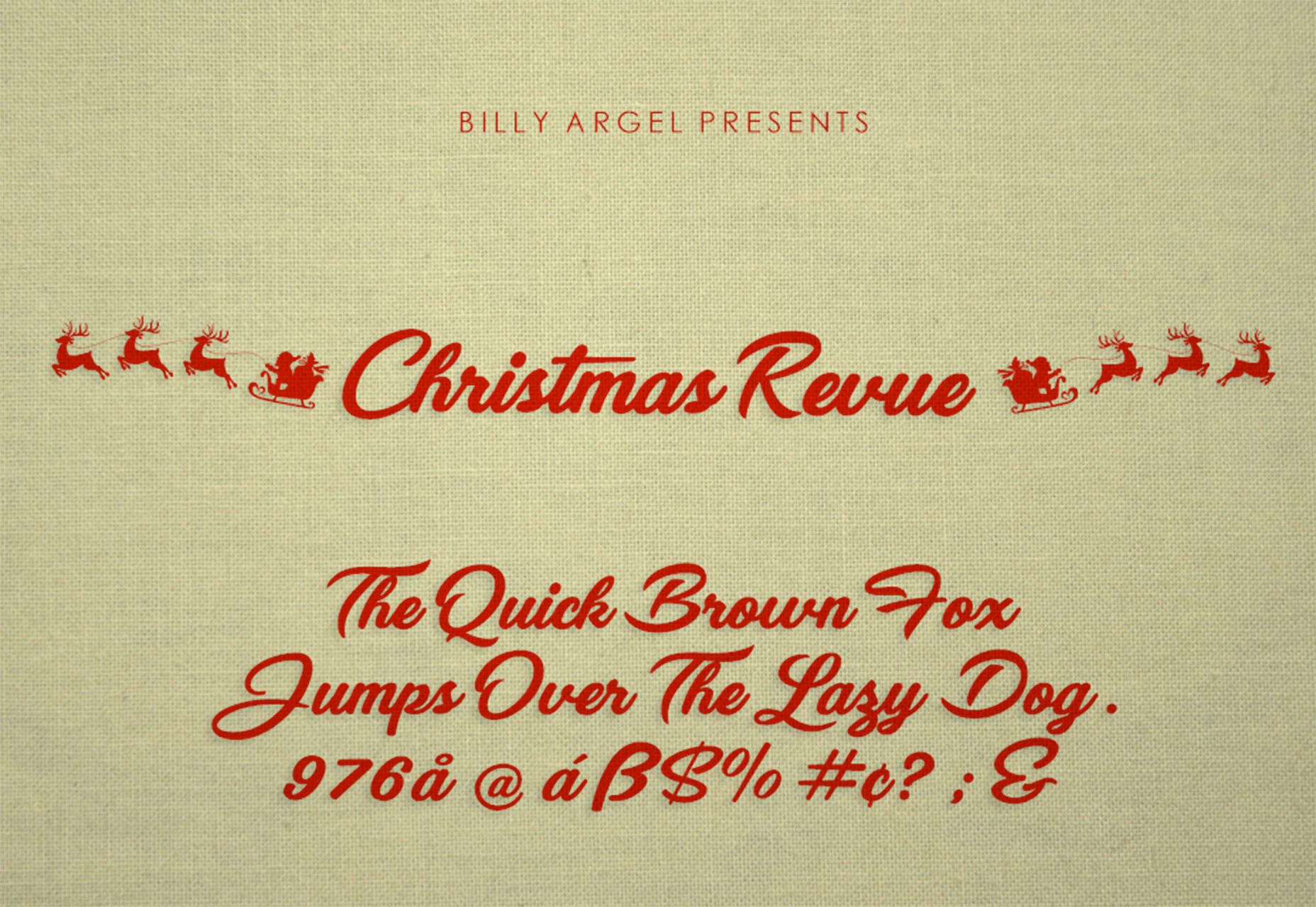 christmasrevuepersonaluse-font