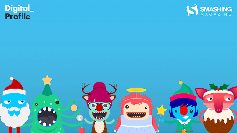 Christmas Wallpaper — Christmas with The Digies