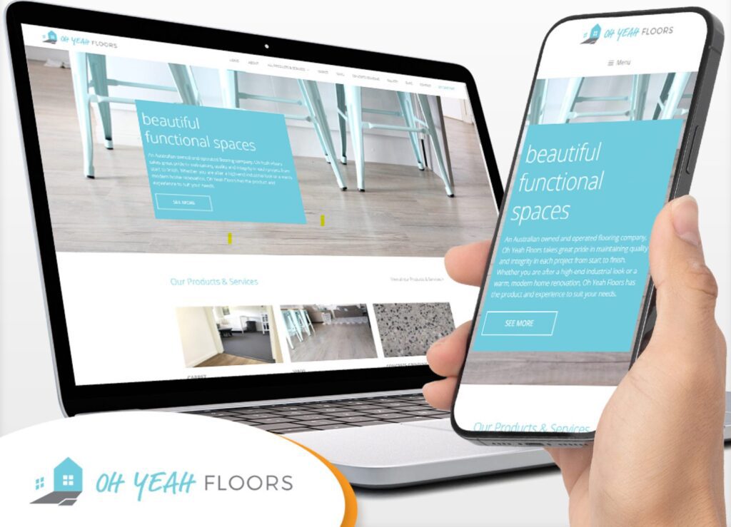 Oh Yeah Floors Website Design and Developed by Strategic Media Partners Mackay