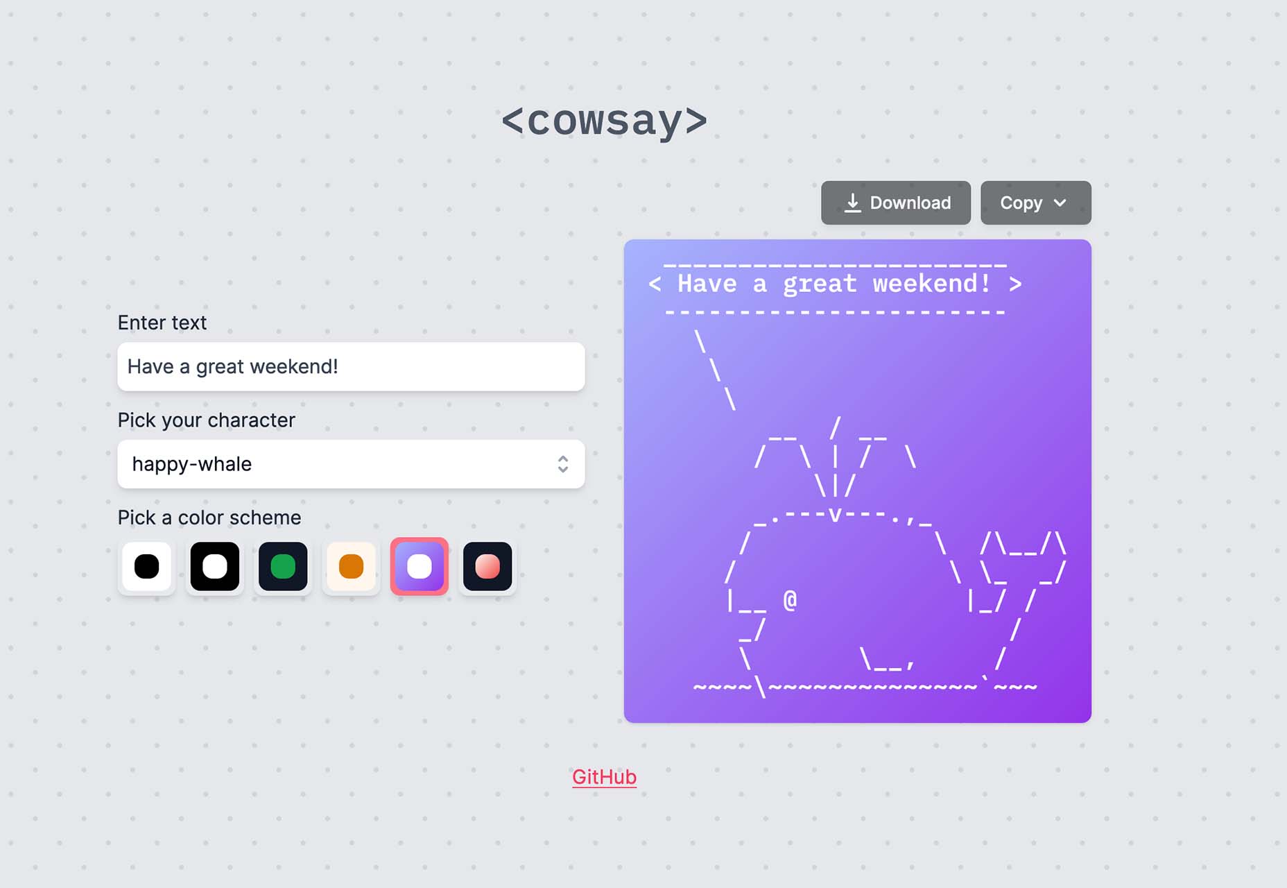 Cowsay Tools