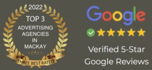 Advertising badges Top 3 and Google verified 5-star Google Reviews