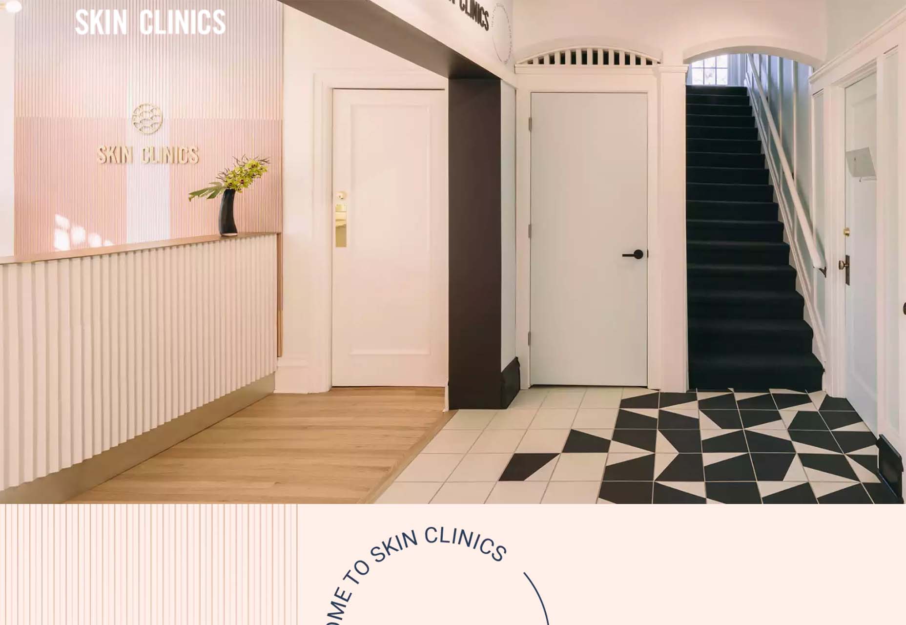 skinclinics website design