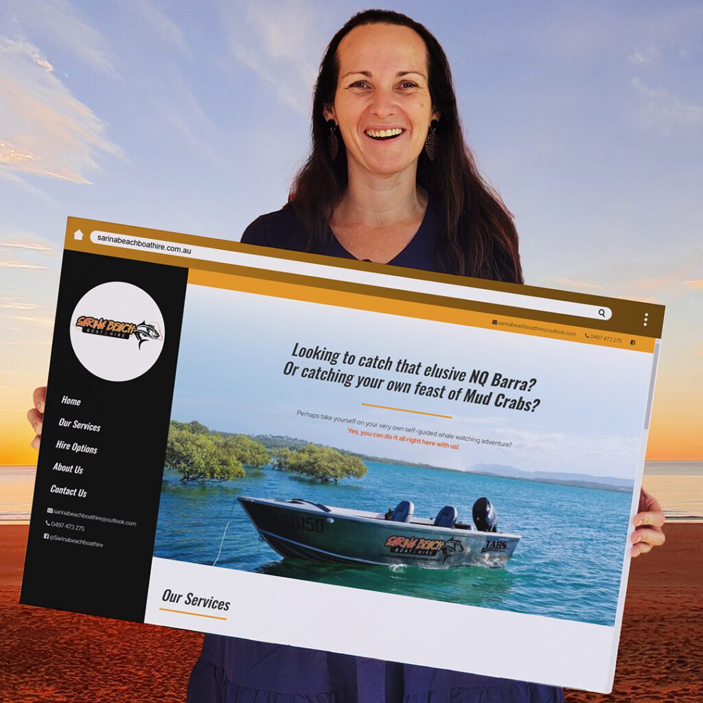 Sarina Boat Hire Website Design and Developed by Strategic Media Partners Mackay