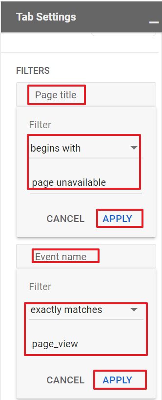 Step 6: Configure the filters